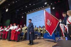 Uroczystość nadania tytułu doktora honoris causa prof. K. Matyjaszewskiemu,